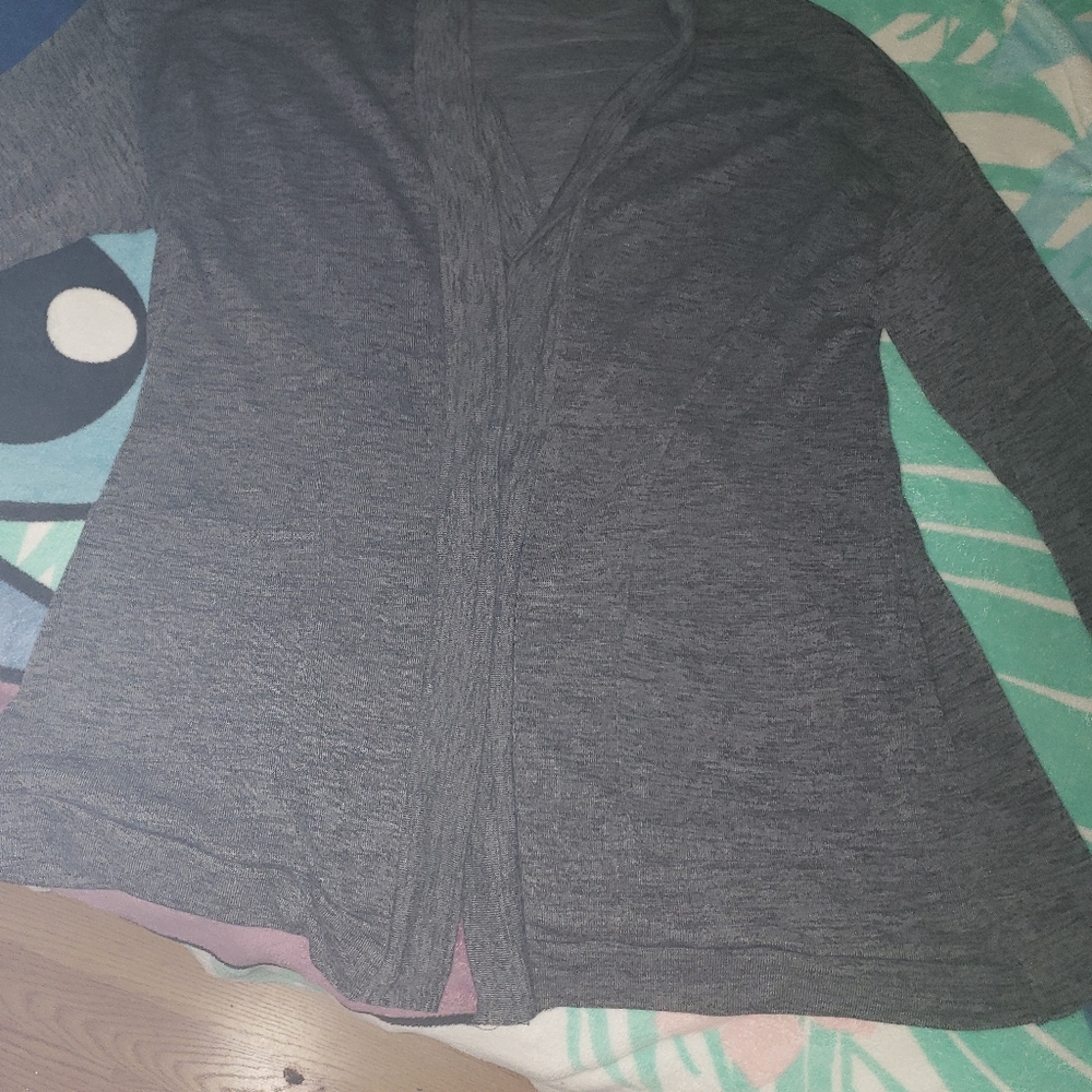 Xersion Charcoal Knit Cardigan